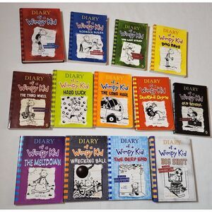 Diary of a Wimpy Kid Book Lot – 13 Titles by Jeff Kinney Bundle